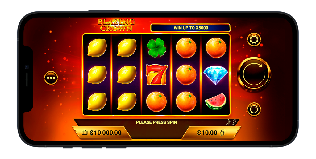 Gioca a Blazing Crown Deluxe Demo - Slot Royal Fruit