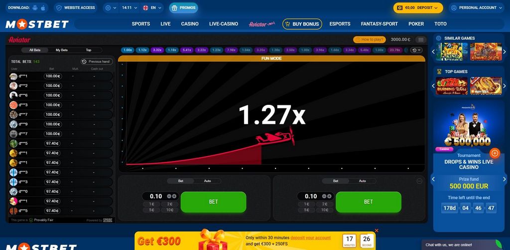 Registrace a přihlášení u Mostbet CZ