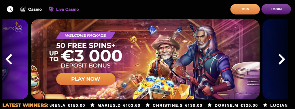 Recensione del casinò online GratoWin