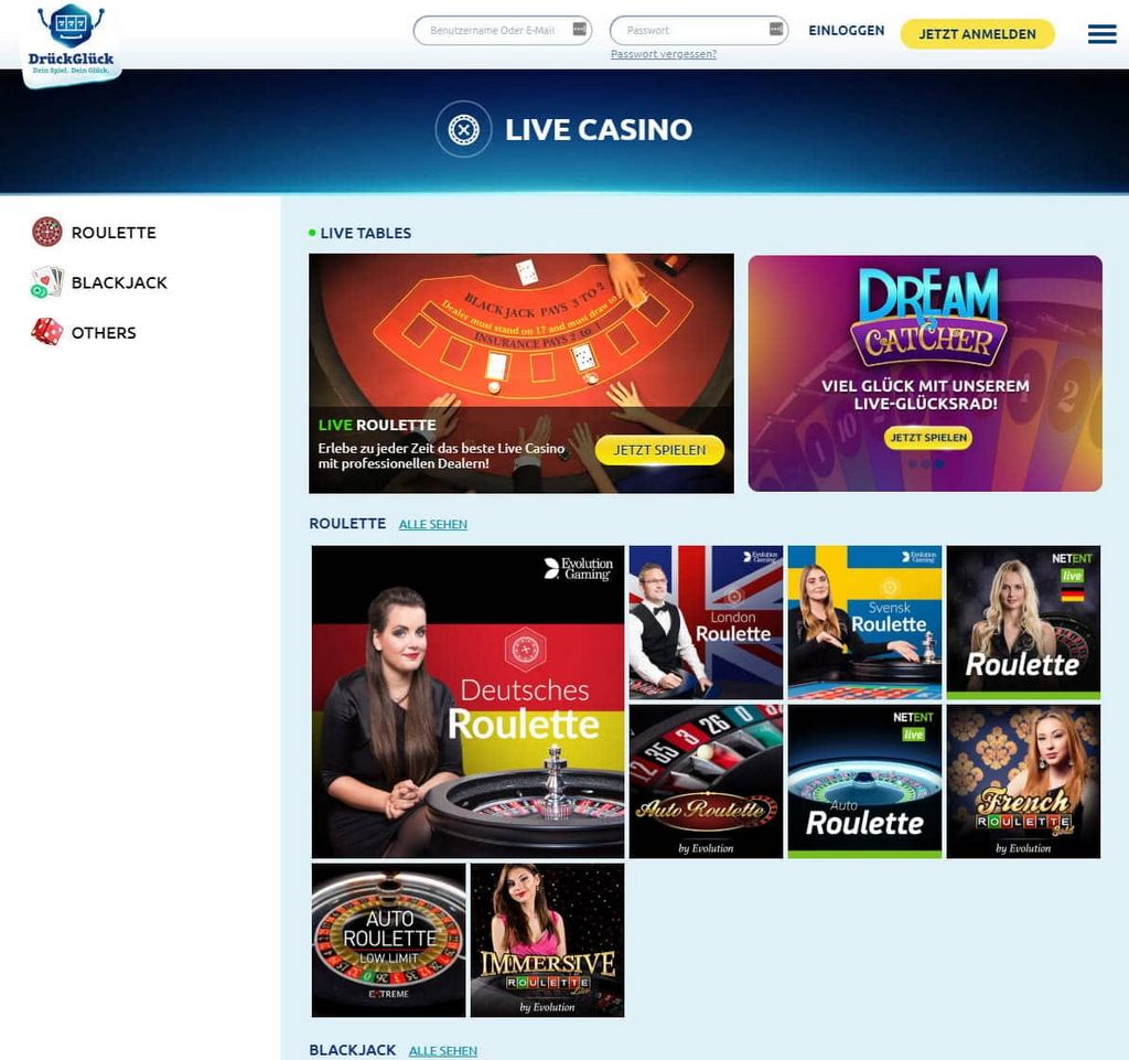 DrueckGlueck Casino – Testbericht & Vorteile